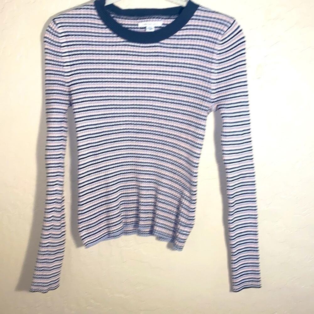 American eagle ribbed striped long sleeve shirt - Picture 6 of 6